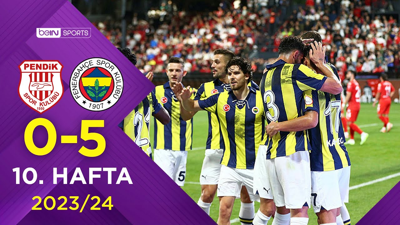 Siltaş Yapı Pendikspor (0-5) Fenerbahçe | 10. Hafta - Trendyol Süper Lig 2023/2024