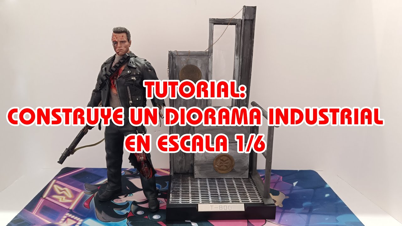 Construye un diorama industrial para figuras 1/6 🛠 Tutorial y Trucos 🤯
