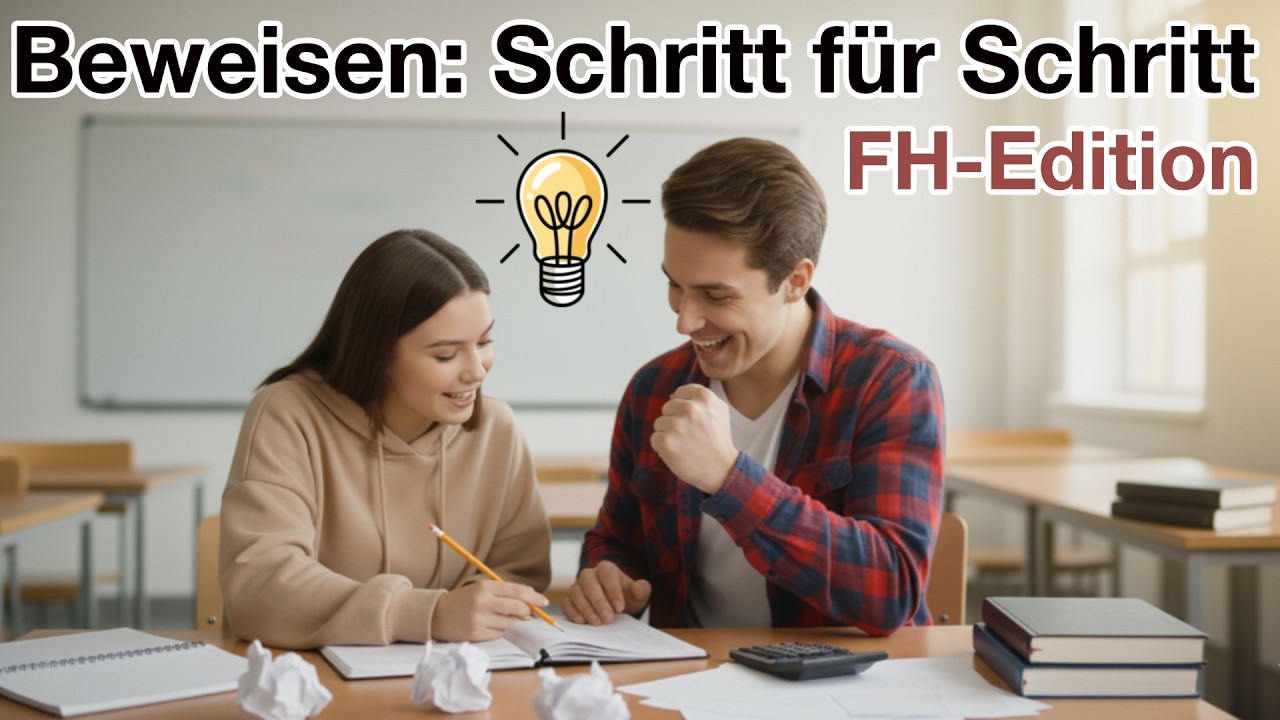 ABER WIE SCHREIBST DU EINEN BEWEIS AUF? | Lerne mathematisches Beweisen