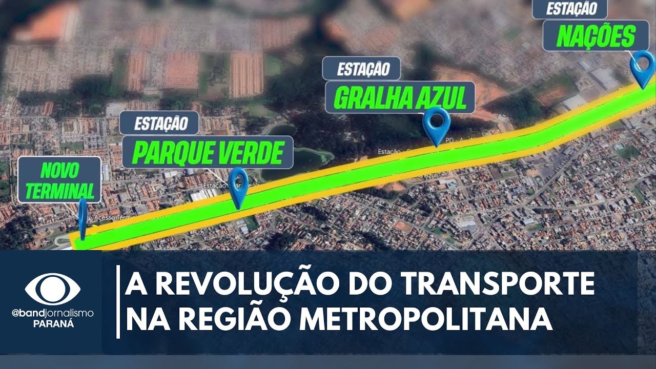 Governo do Paraná vai projetar BRT entre Curitiba, Colombo e Fazenda Rio Grande
