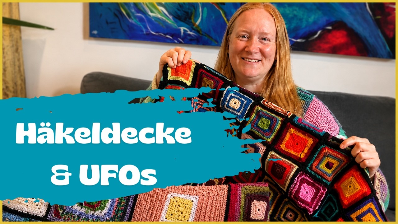 Handarbeiten + Lese VLOG: meine aktuellen Häkel +Strick Projekte, Buchvorstellung: Beatrix Radfux