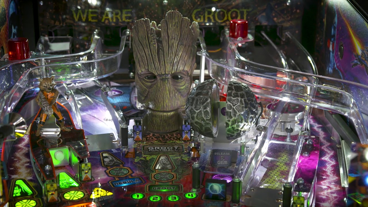 The Men's Cave - Guardians of the Galaxy Sizzle Pro Pinball Machine