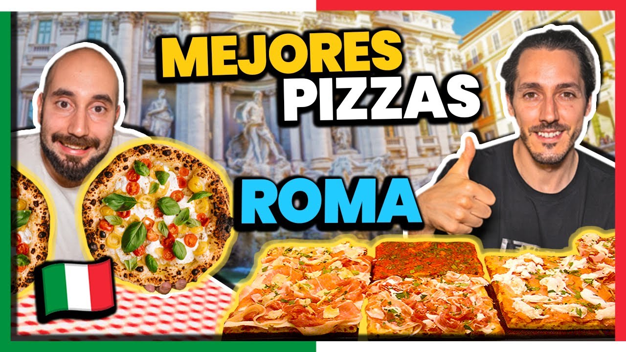 DÓNDE COMER PIZZA en ROMA 🇮🇹 *TOP 4 MEJORES PIZZERÍAS* 100% AUTÉNTICA
