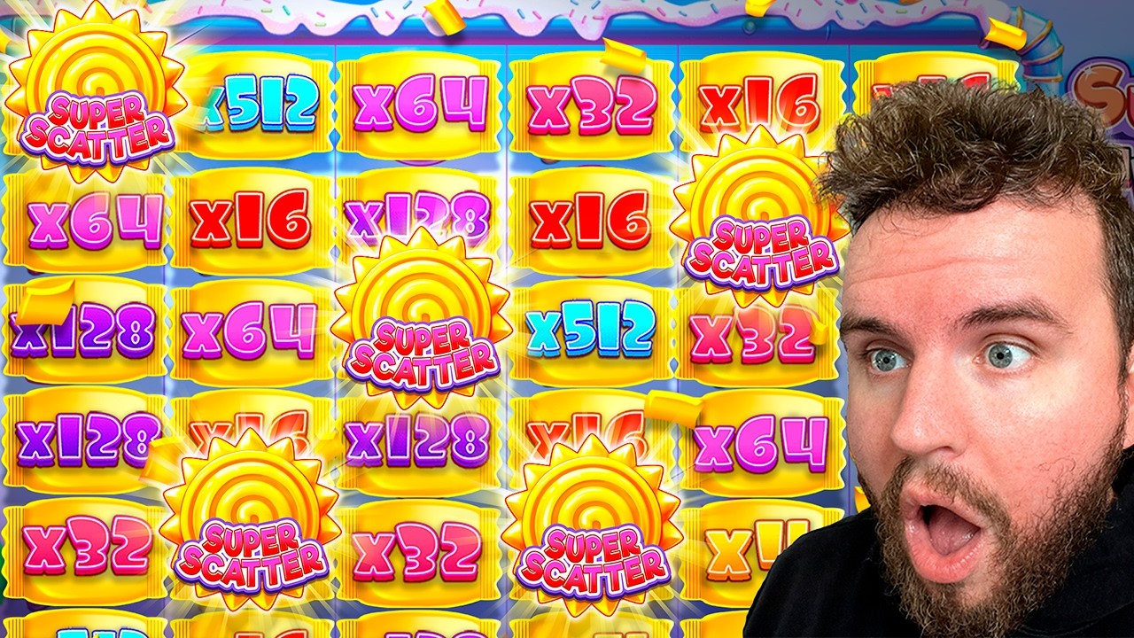 I Hit A 5 SCATTER BONUS on Sugar Rush Super Scatter...