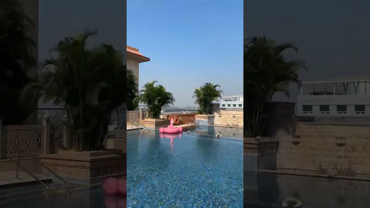 Chilling by the rooftop pool at Sheraton Grand Pune 💦✨#shorts #hotel #luxury #swimming #chillvibes