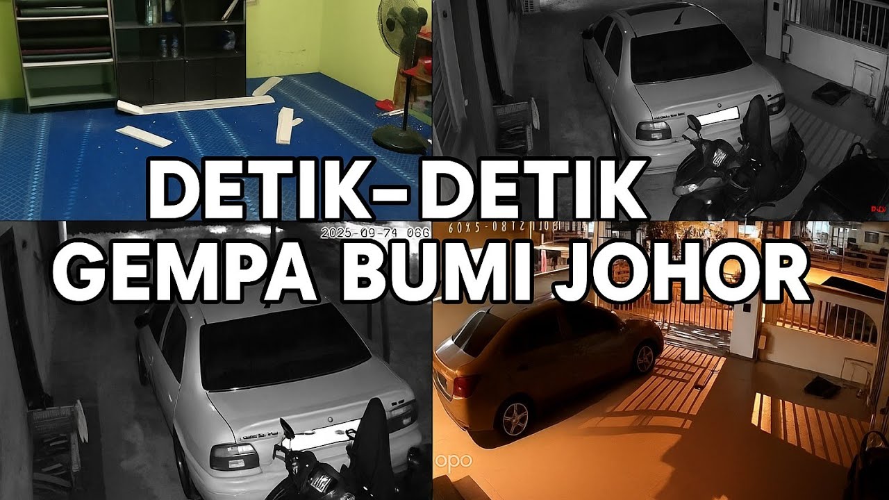 GEMPAR ‼️ GEMPA BUMI DI SEGAMAT 🔴WARGA JOHOR KONGSI DETIK2 KEJADIAN