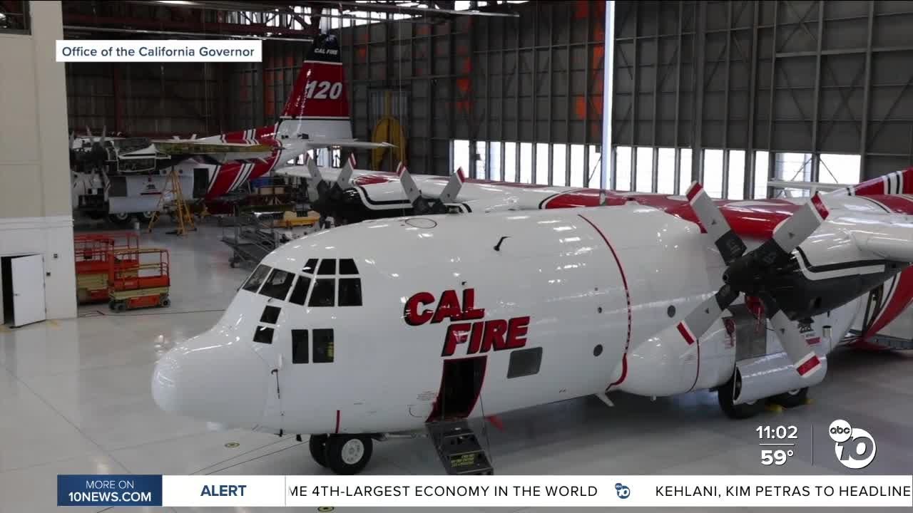 Newsom and Cal Fire announce expansion of aerial firefighting fleet