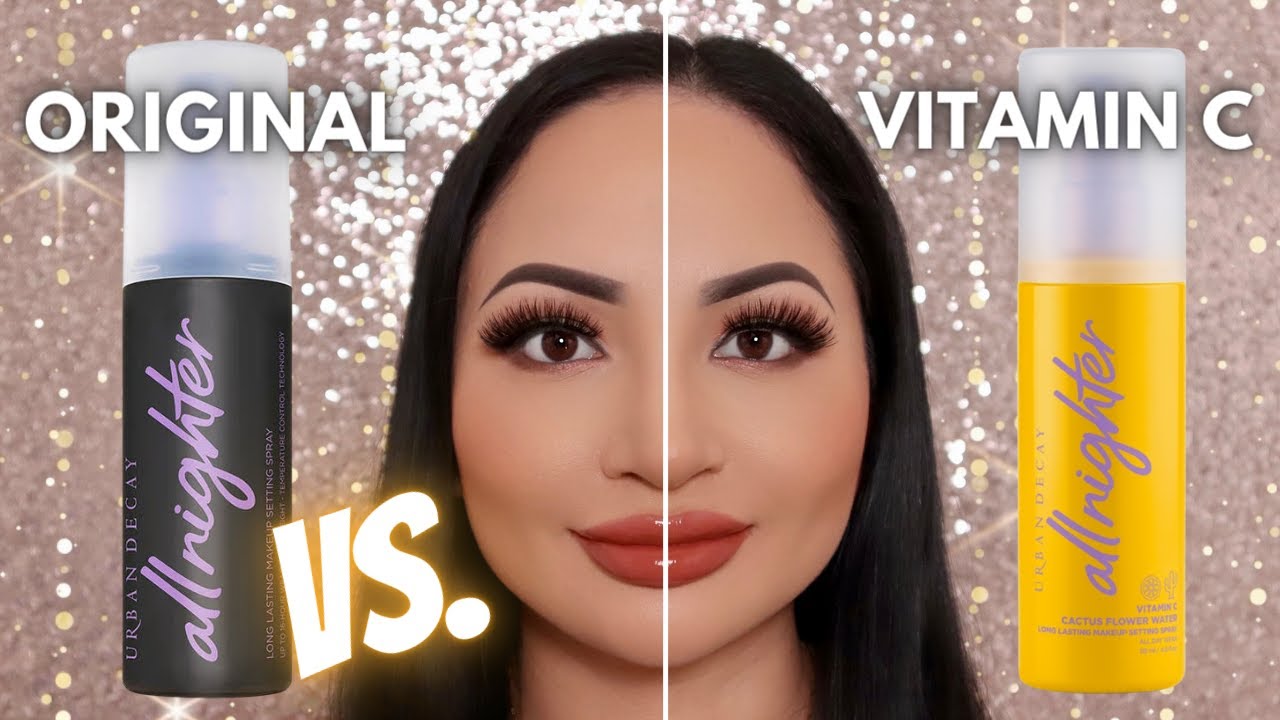 Спрей-фиксатор макияжа URBAN DECAY ALL NIGHTER ORIGINAL VS. С витамином C | Сравнительный обзор и...