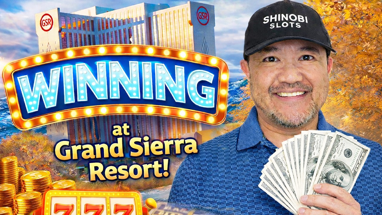 WINNING at Grand Sierra Resort casino in Reno! Great Way to Start a Trip!