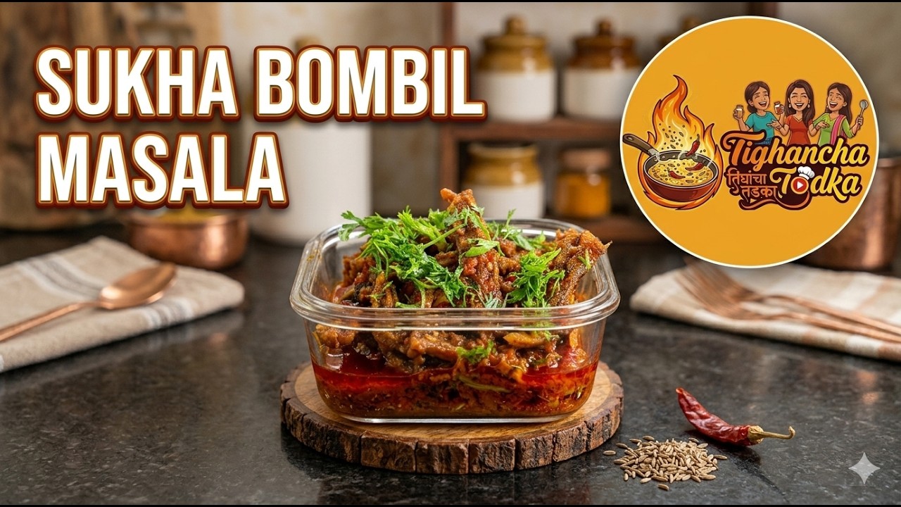 झटपट बनवा मसालेदार सुके बोंबील | Easy Dry Bombil Masala | Sukha Bombil Masala #agrifood #सुकेबोंबील