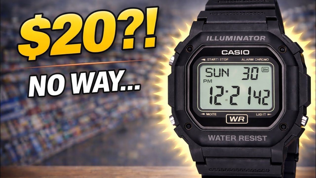 Эти часы Casio за 20 долларов просто обязаны быть такими хорошими…