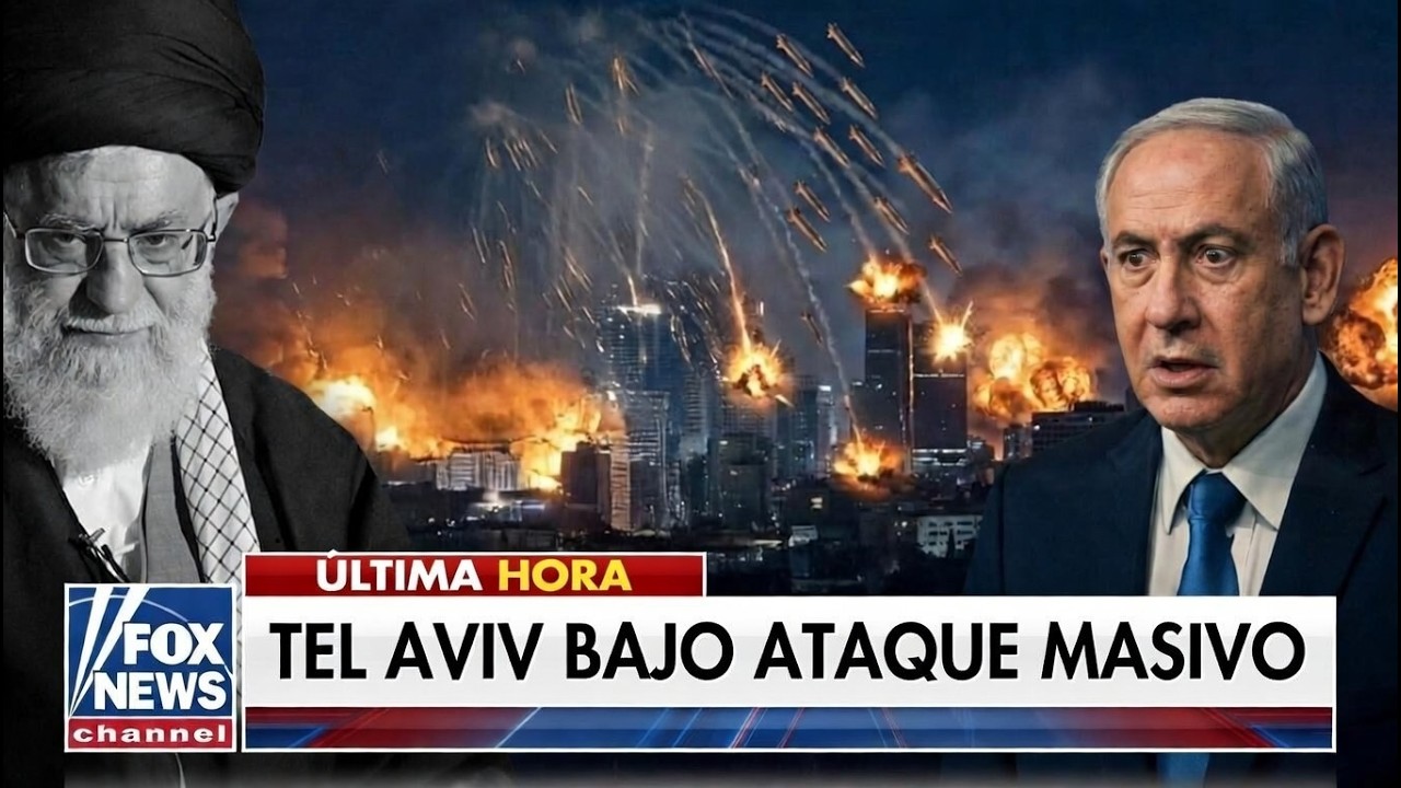 Tel Aviv bajo fuego Ataque con bombas de racimo de Irán deja expuesto el sistema de defensa de Isral