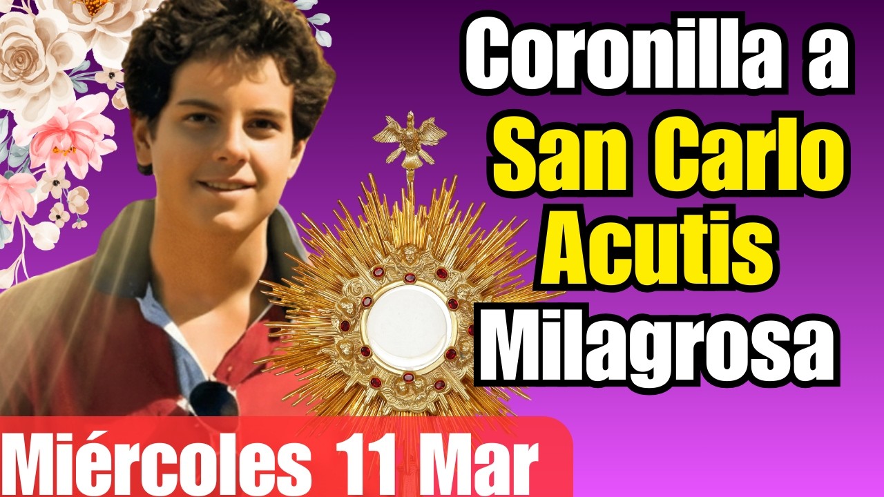 ¡UNA ORACIÓN PARA MOMENTOS DIFÍCILES! 😢🙏 – Coronilla a San Carlo Acutis de HOY