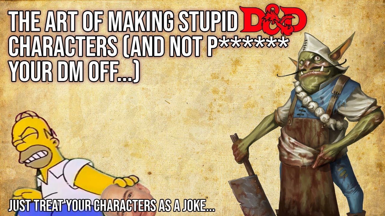 How to Come Up With Funny D&D Character Ideas (and play them well) | Dungeon Brews