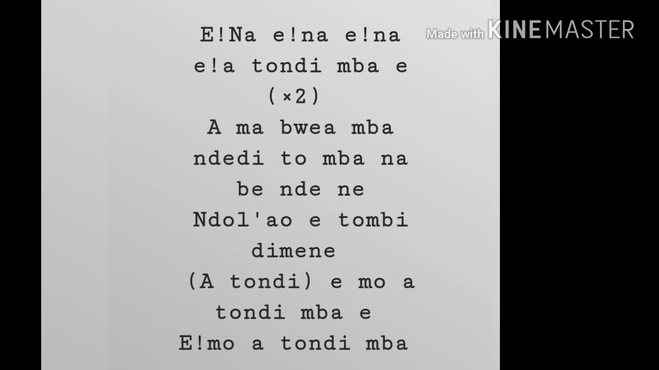 Kristo a tondi mba : NEN ABEL