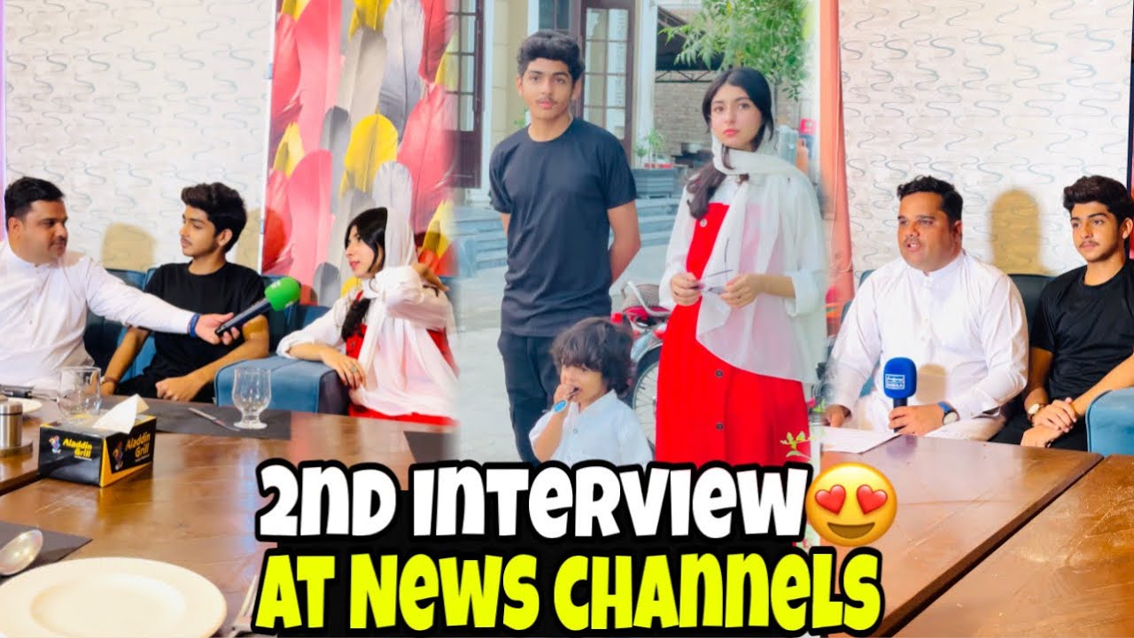 2nd interviews at Discover pakistan and Samaa news😍