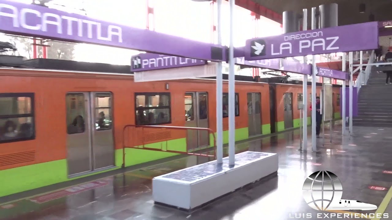 DE PANTITLAN A LA PAZ LINEA A METRO DE LA CIUDAD DE MÉXICO