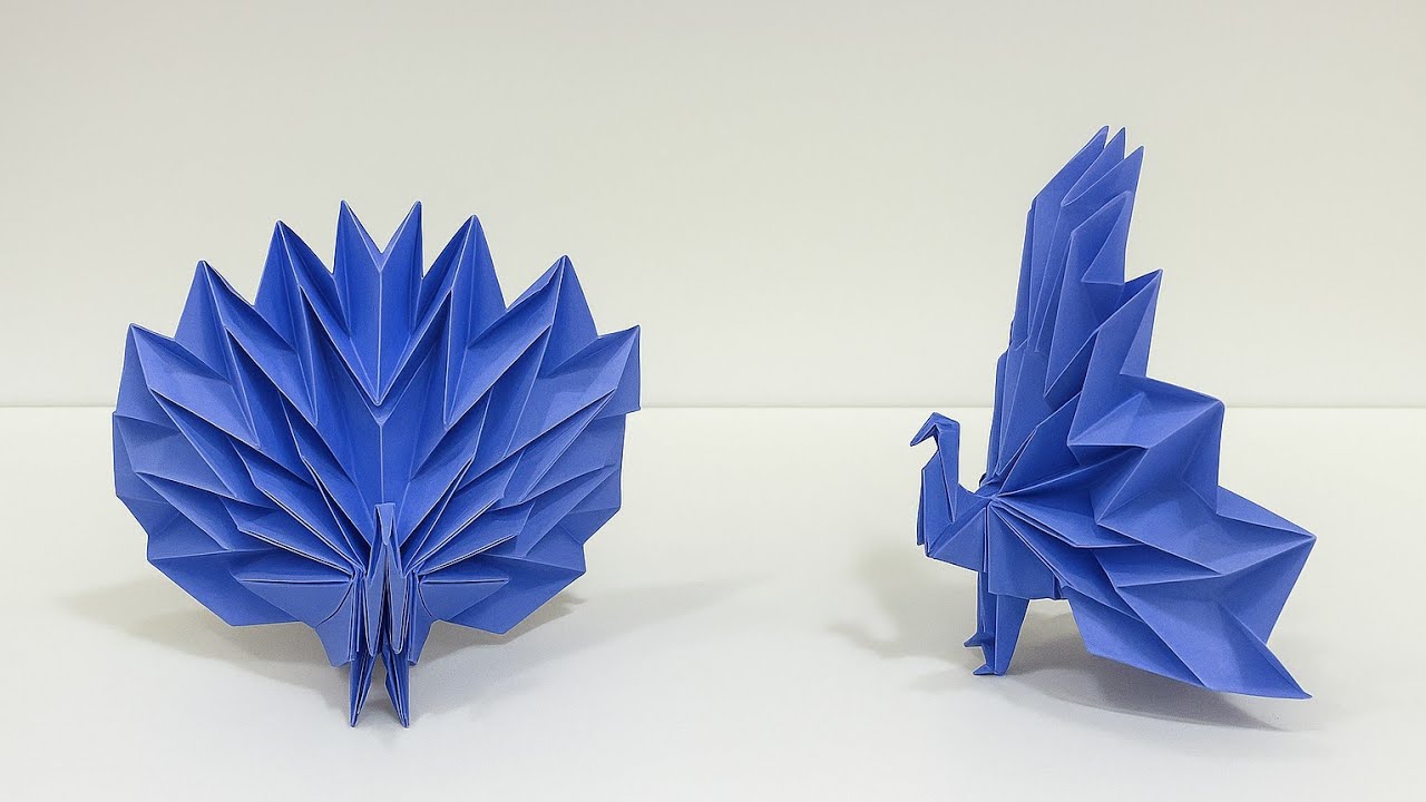 Origami: Pavão - Instruções em Português BR