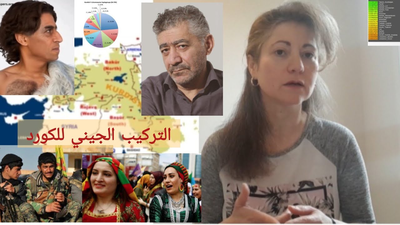 الأصل والتركيب الجيني للكورد، الأكراد، Dna.Origin and genetic makeup structure of Kurdish