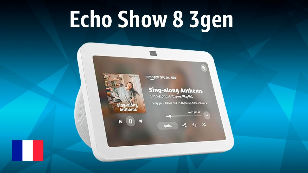 Écran tactile HD intelligent Echo Show 8 3gen | TEST | Français