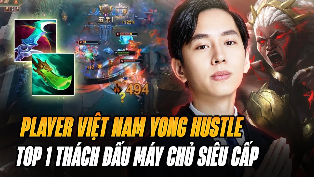Player Việt Nam Lên Top 1 Thách Đấu Máy Chủ Siêu Cấp CN Và Con Ambessa Gặt Pentakill Carry Mãn Nhãn