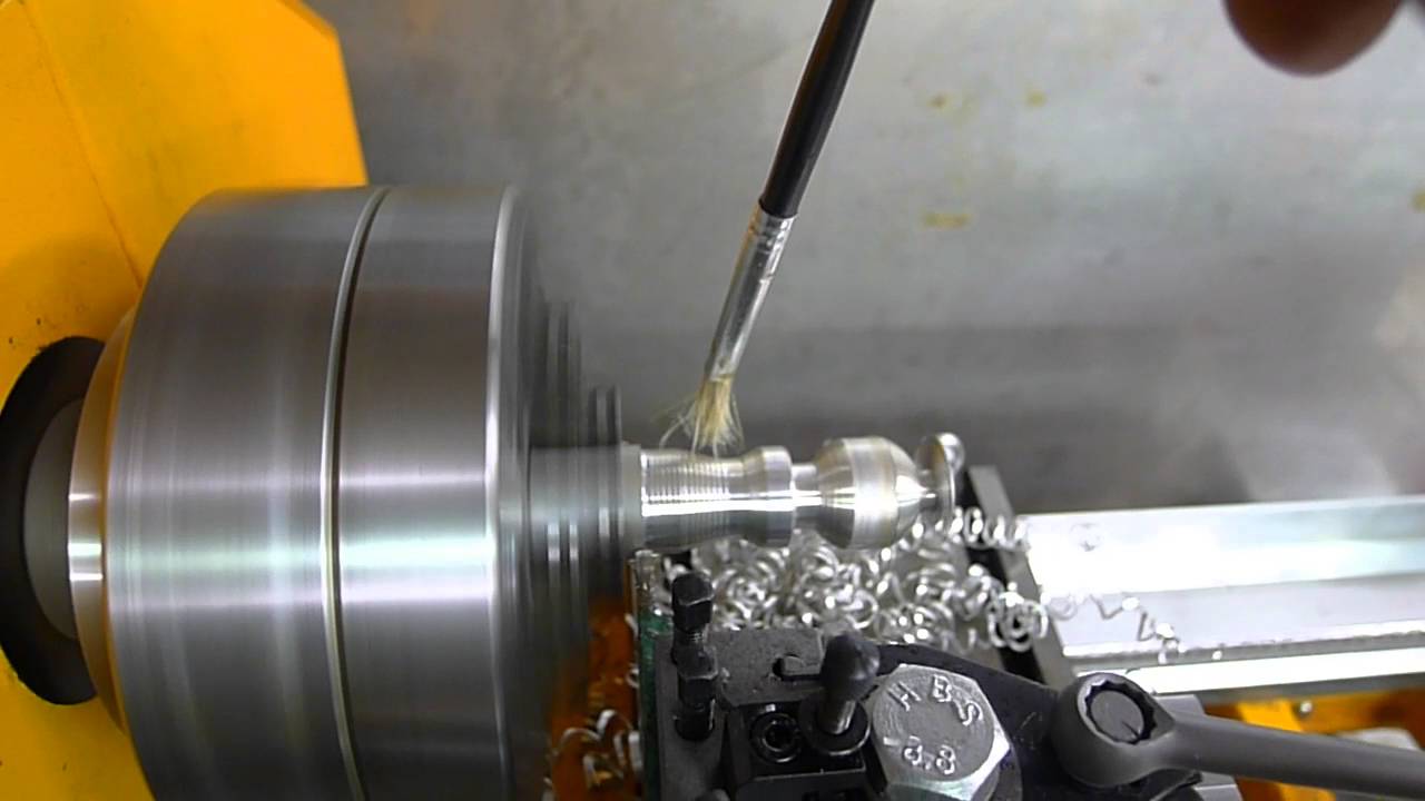 Emco compact 8 CNC, first CNC turning experiment
