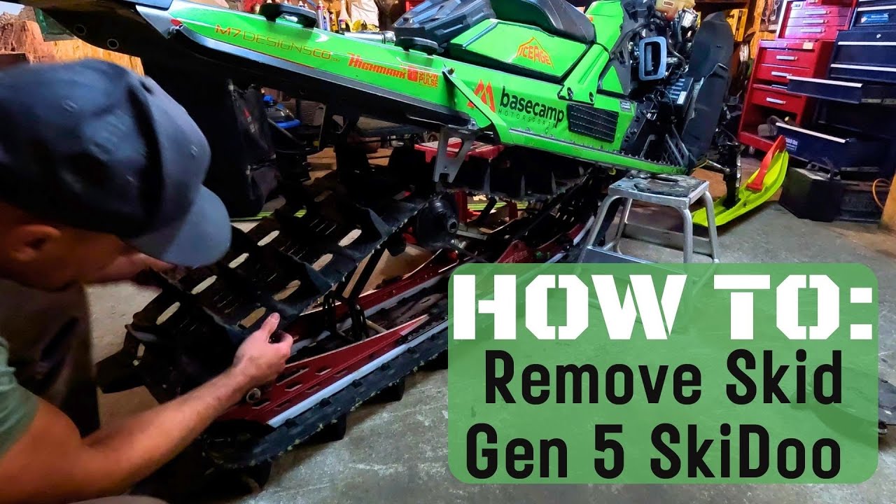 Skid Removal Gen 5 SkiDoo 2023+