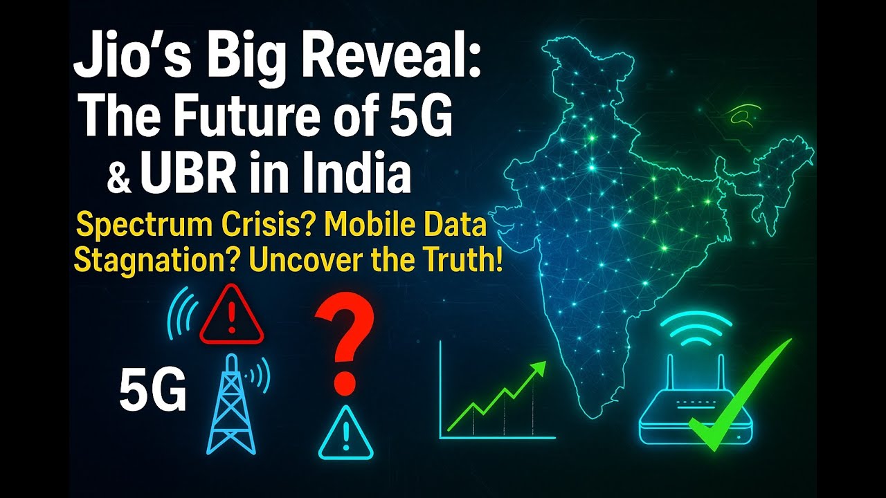 Jio&rsquo;s Q1 Results Expose India&rsquo;s Spectrum Paradox | Why UBR Beats 5G FWA?