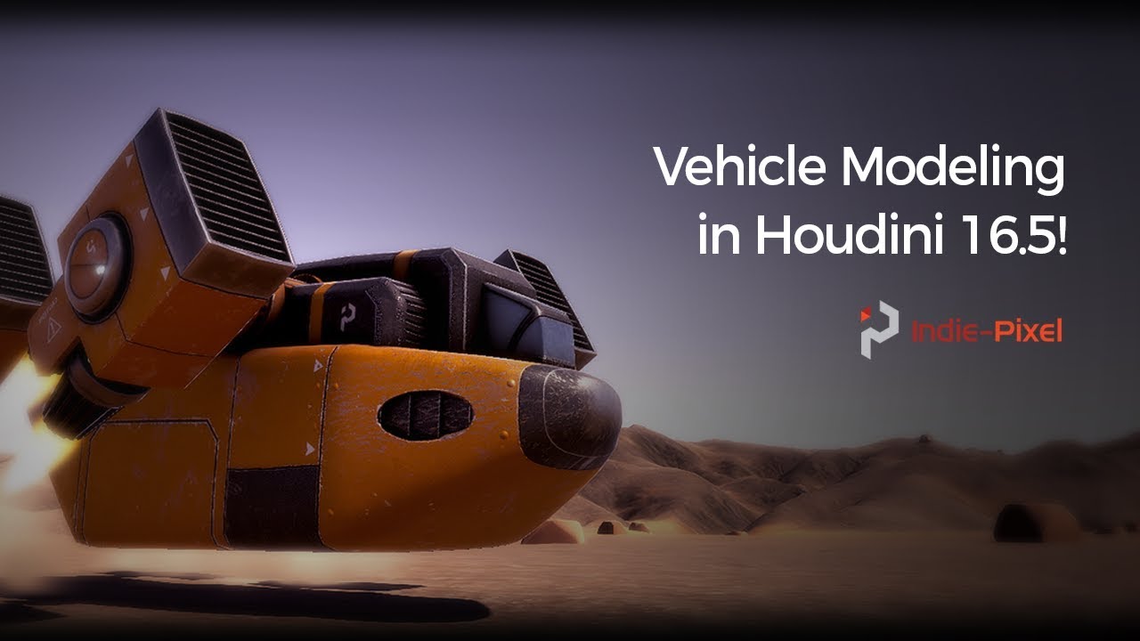 Vehicle Modeling in Houdini 16.5