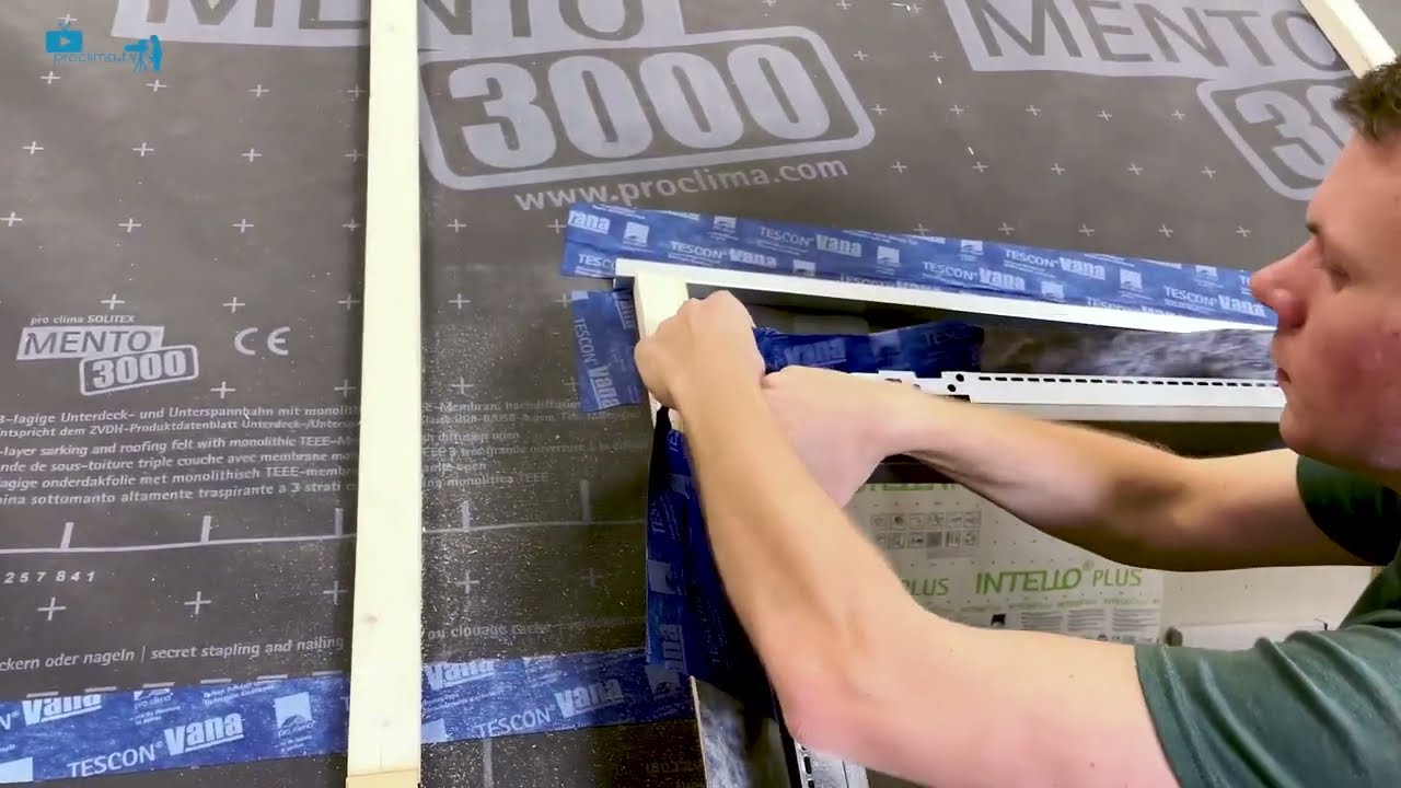 Katuse aluskatte SOLITEX MENTO paigaldus