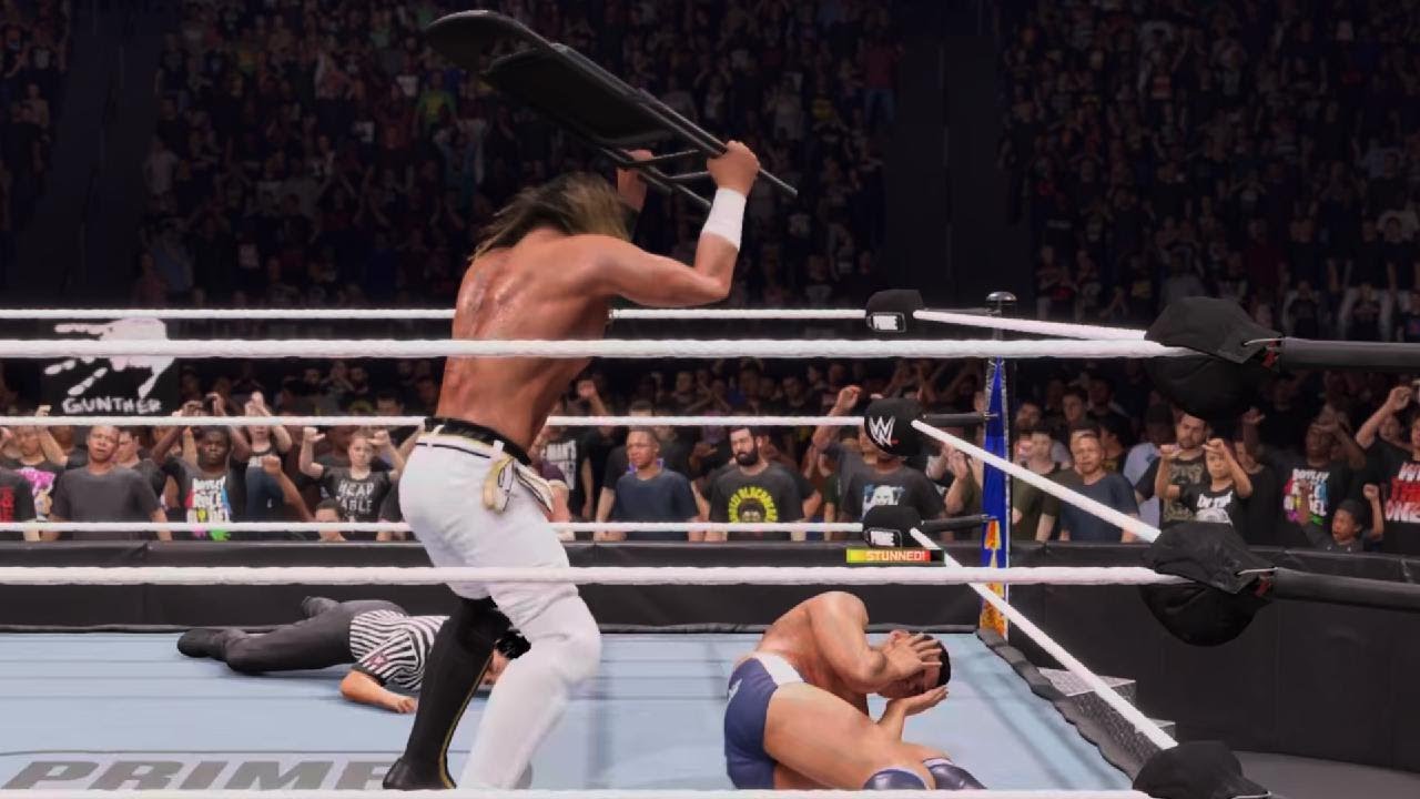 Gunther Vs Seth Rollins WWE United States Title Match 2K25
