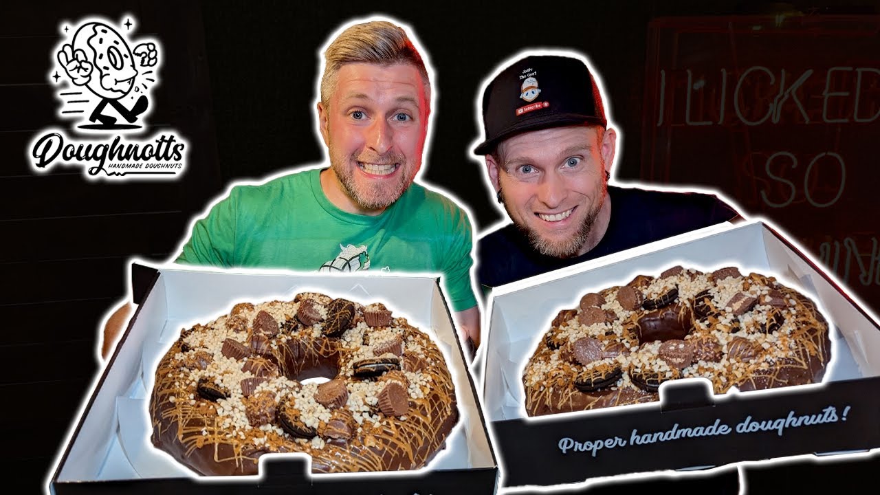 ЧЕЛЛЕНДЖ ПОНЧИКОВ-МОНСТРОВ! САМЫЙ БОЛЬШОЙ ПОНЧИК В ЕВРОПЕ!!