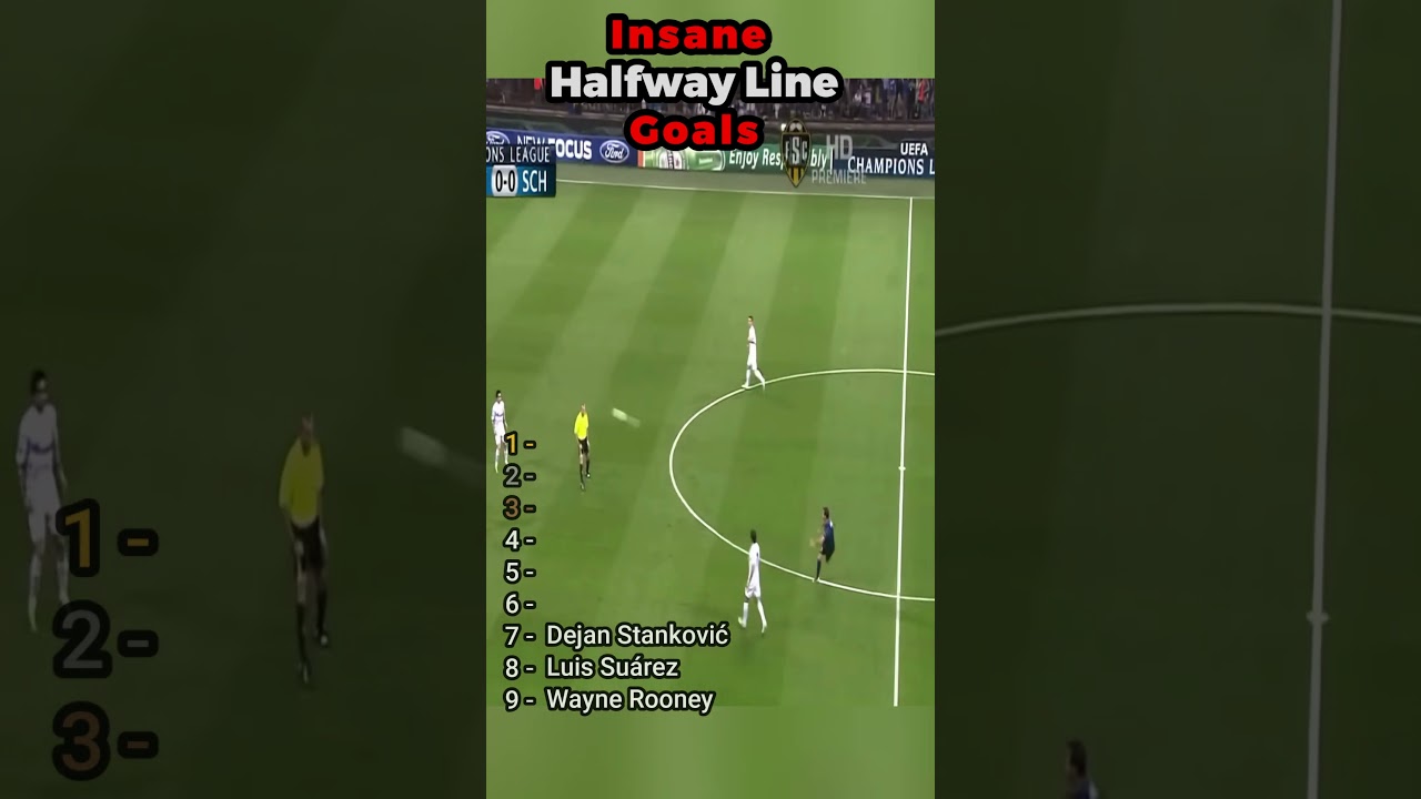 Insane Halfway Line Goals