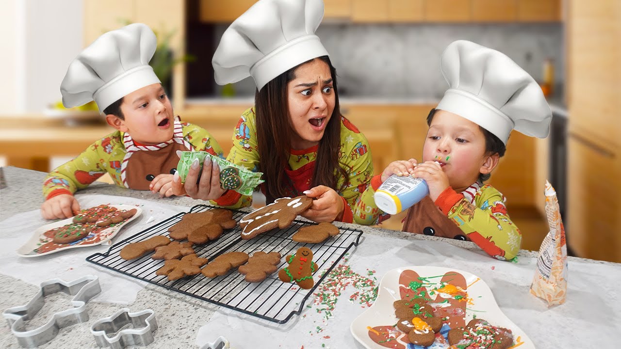Baking COOKIES With my Kids... **This didn't go as planned**