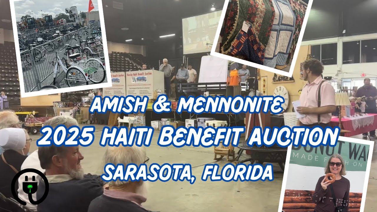 2025 28th Annual Amish and Mennonite Haiti Benefit Auction | Sarasota Florida | Quilts | Food