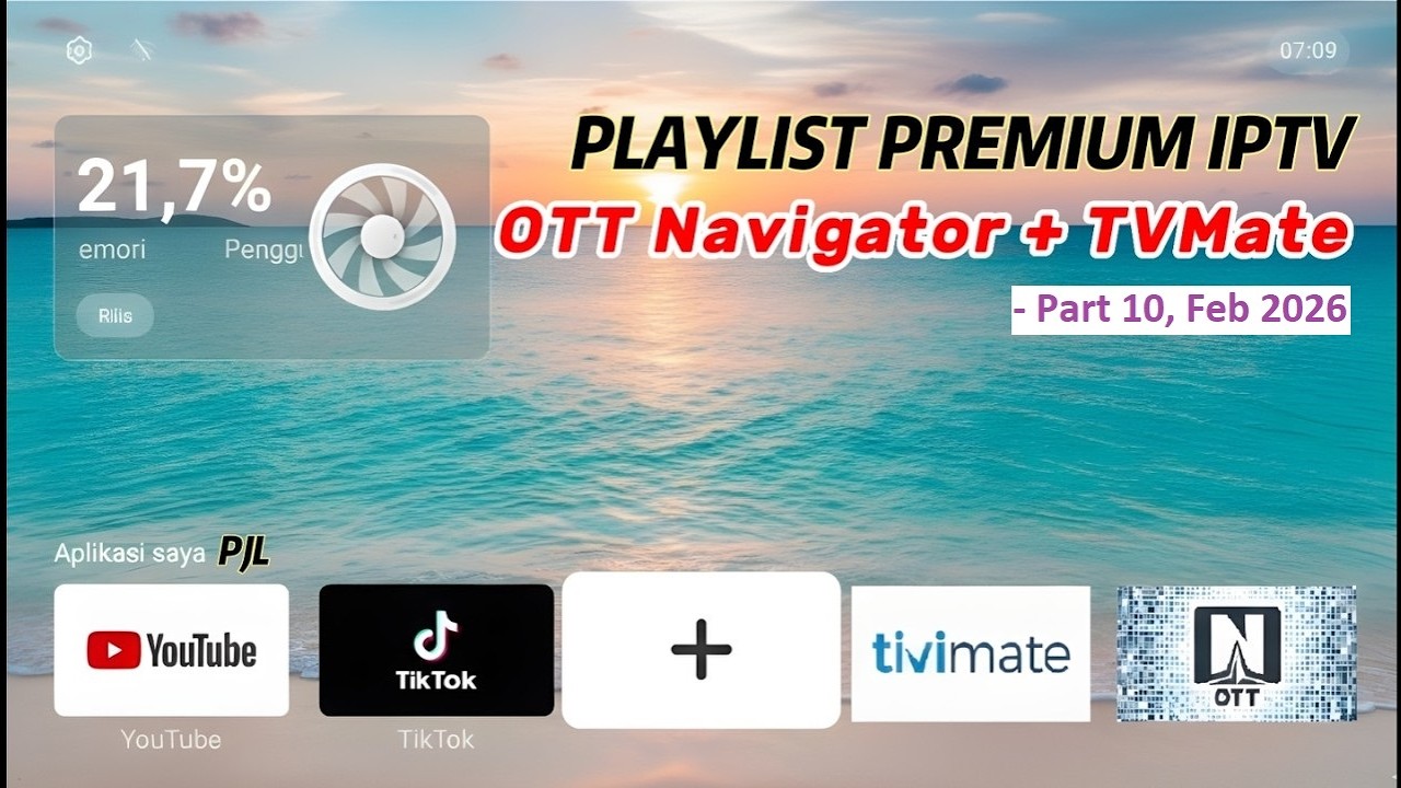 FREE PLAYLIST IPTV OTT NAVIGATOR FEBRUARI 2026|WRONG SOUL (pjl)  #ottnavigator #playlist #iptvplayer