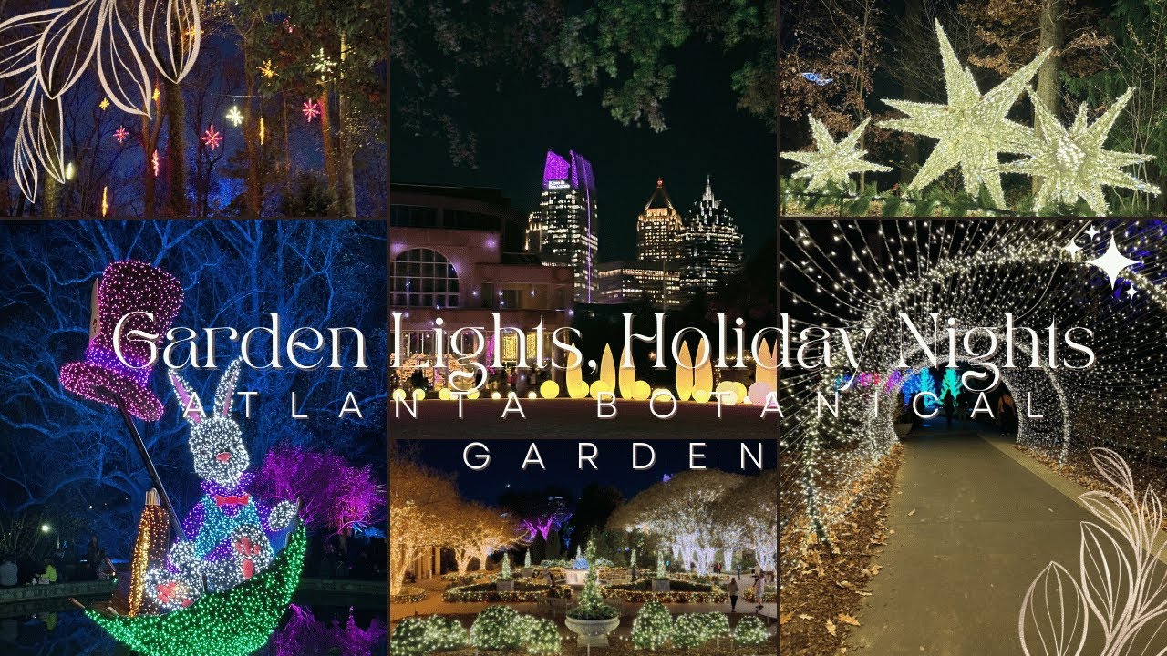 Garden Lights @ Atlanta Botanical Garden | Holiday Lights | Christmas Lights (Full Video)