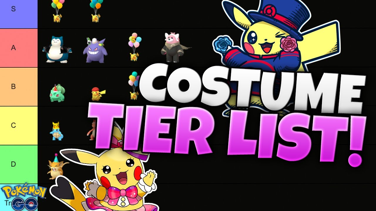 КАЖДЫЙ КОСТЮМИРОВАННЫЙ ПОКЕМОН в Pokémon GO ИМЕЕТ РЕЙТИНГ В ТРАДИЦИОННОМ СПИСКЕ!!