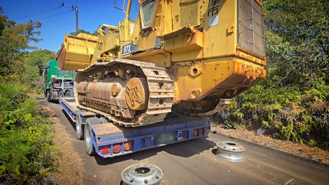 30tブル CAT 973 引き上げ[後編]  BULLDOZER SALVAGE [2st］