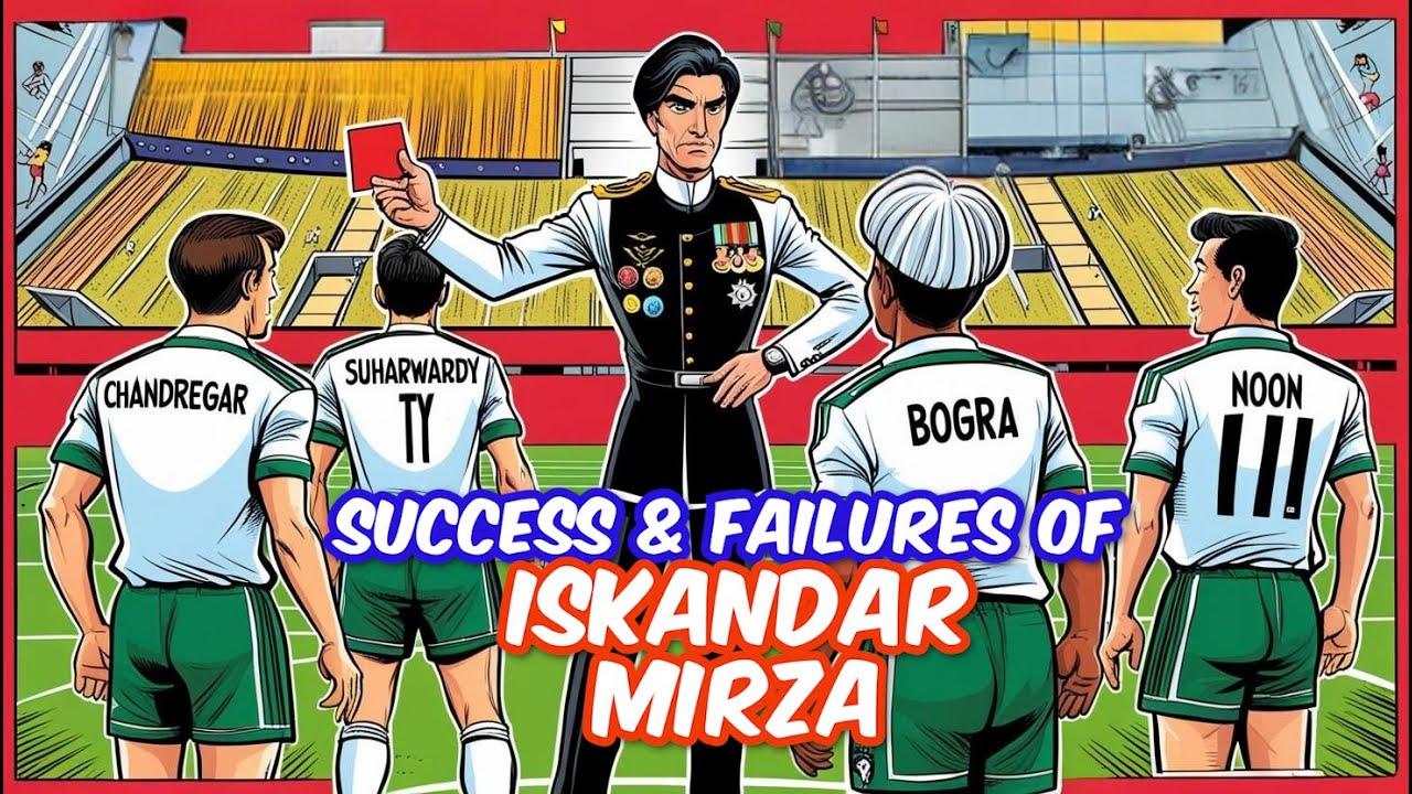 Iskandar Mirza success and Failures |Digital comic |o'levels |Pakistan Studies 2059