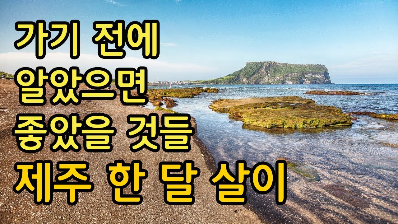 숙소 한달 할인 유혹에 넘어가지 말자 / 호텔 주소가 '서귀포시' 이지만, 제주 동쪽 끝 성산 일출봉 앞일 수 있다 / 인터넷으로 맛집 줄서기 / 가성비 좋게 회먹기 / 한 달