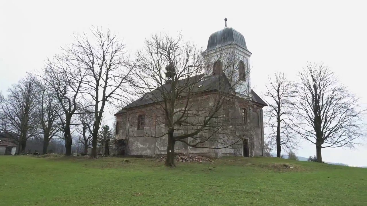 Kostel svatého Matouše v Jedlové v Orlických horách, DJI Mavic Pro