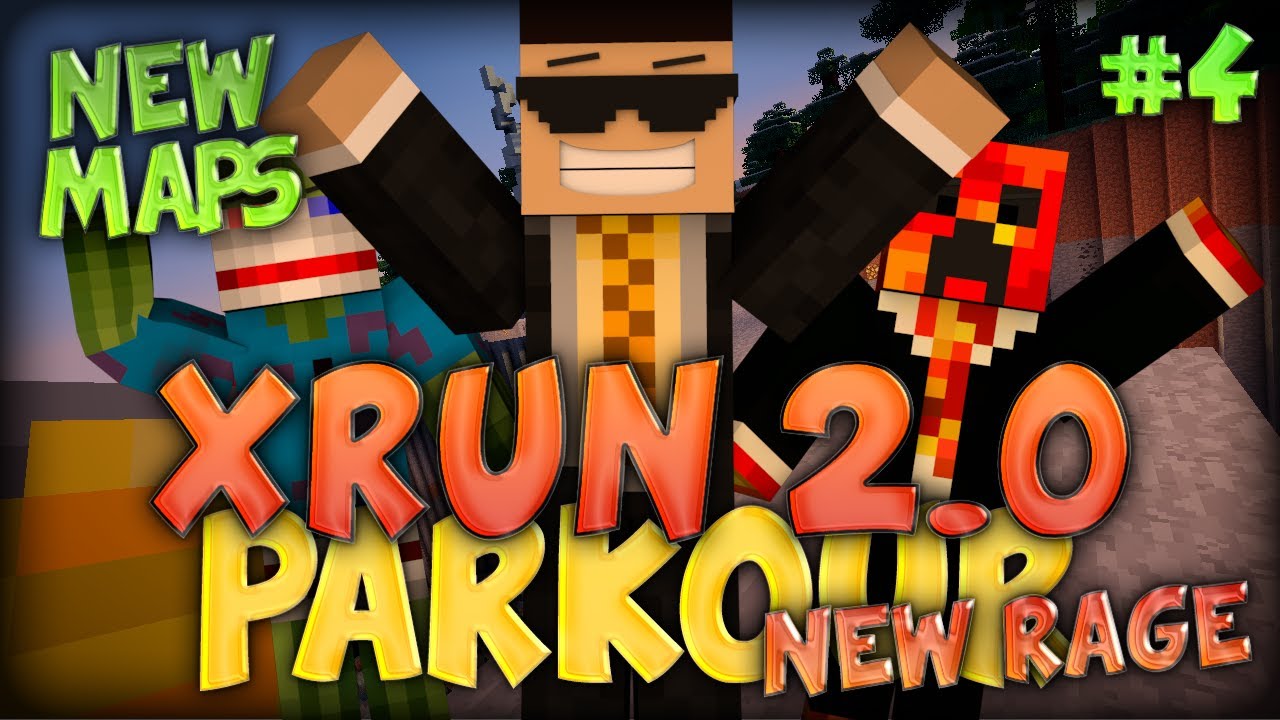 Minecraft XRUN 2.0 PARKOUR w/ Bashur and Preston