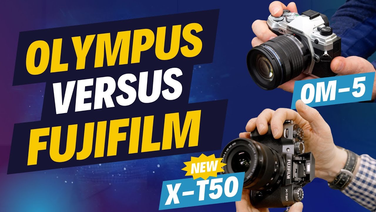 NAJLEPSZY aparat podr&oacute;żny - OM System OM-5 czy Fujifilm X-T50?
