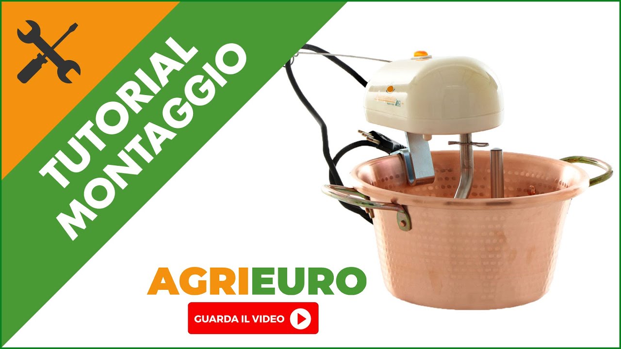 Paiolo per polenta LAR polentamatic 3.5/4.5/6.5 L: montaggio