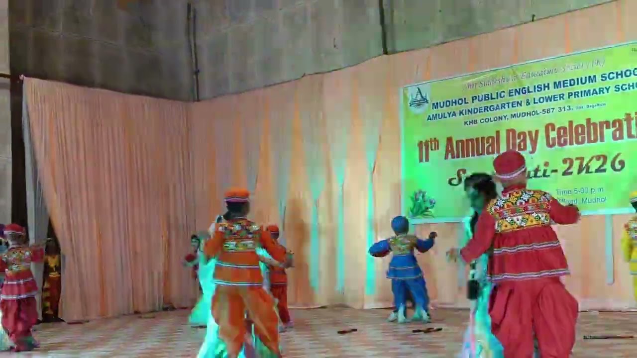 Gujarati dance, MPEM School Mudhol 