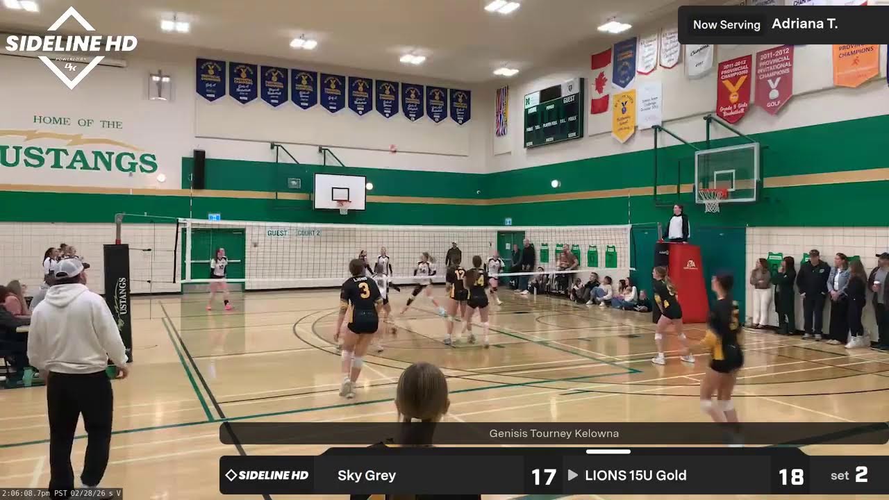 LIONS 15U Gold vs. Sky Grey (2026.02.28)