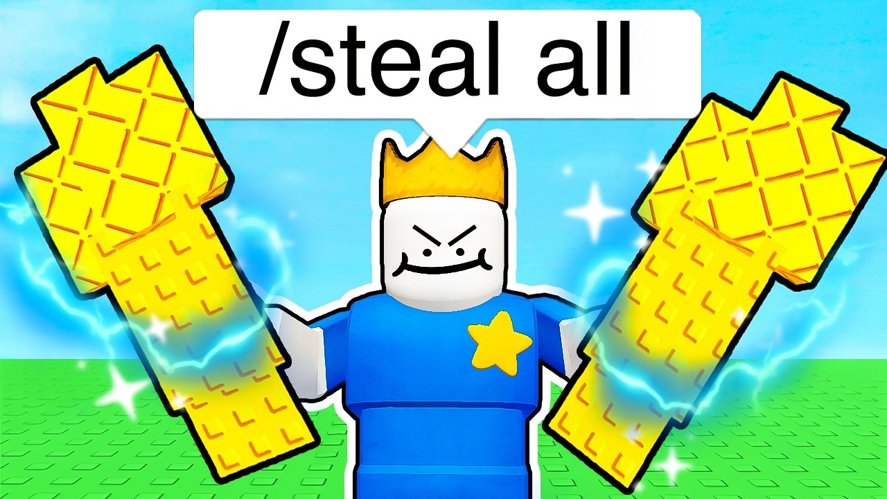 stealing the RAREST FRUITS in Grow a Garden