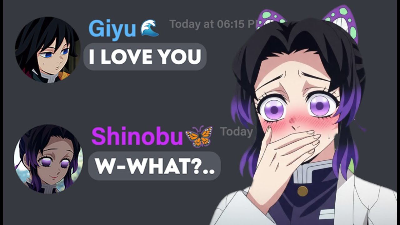 Giyu Finally Confesses to Shinobu 💔🔥 | Discord Chat