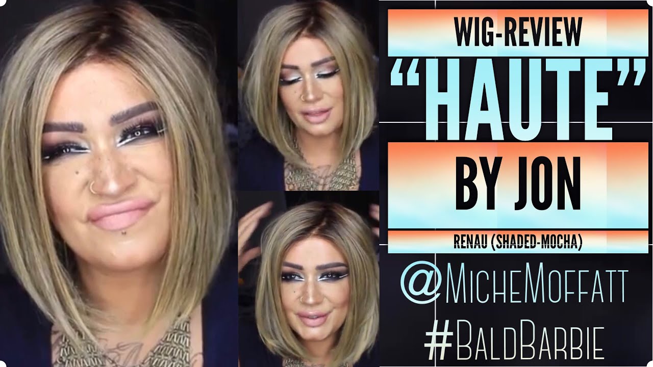 WIG REVIEW Jon Renau HAUTE (Shaded Mocha 24BT18S8) | ALOPECIA | Wig Wednesday